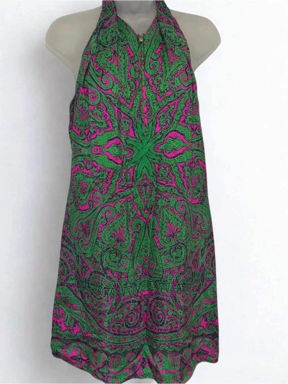Alice & Trixie Silk Sleeveless Tank Dress 100% Silk Made in NYC - XS - Picture 2 of 8